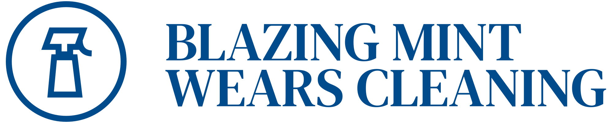 blazing mint wears cleaning logo